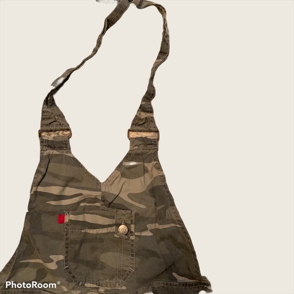 Halter shorts overalls - Picture 4 of 5